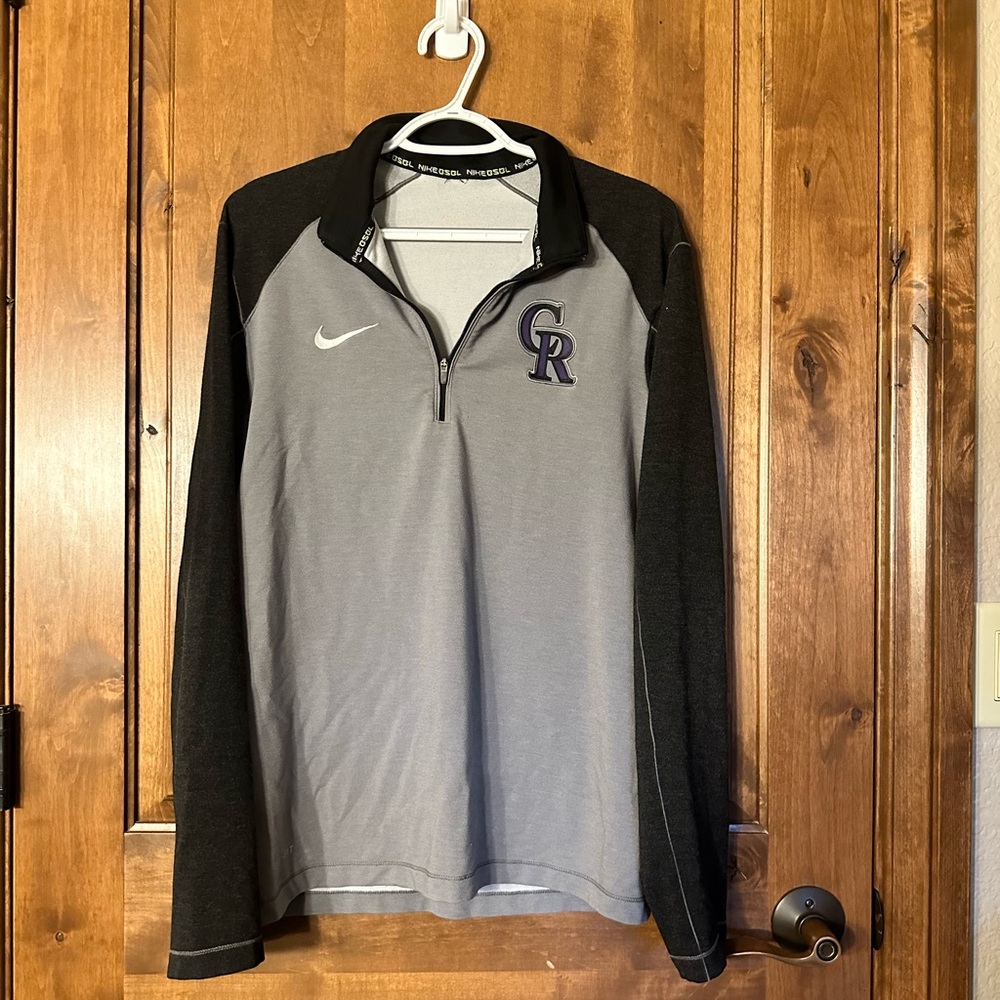 Nike Baseball Colorado Rockies Quarter Zip